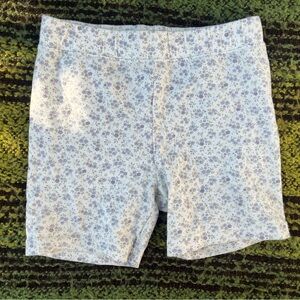 Jamie Kay Purple Floral Bike Shorts